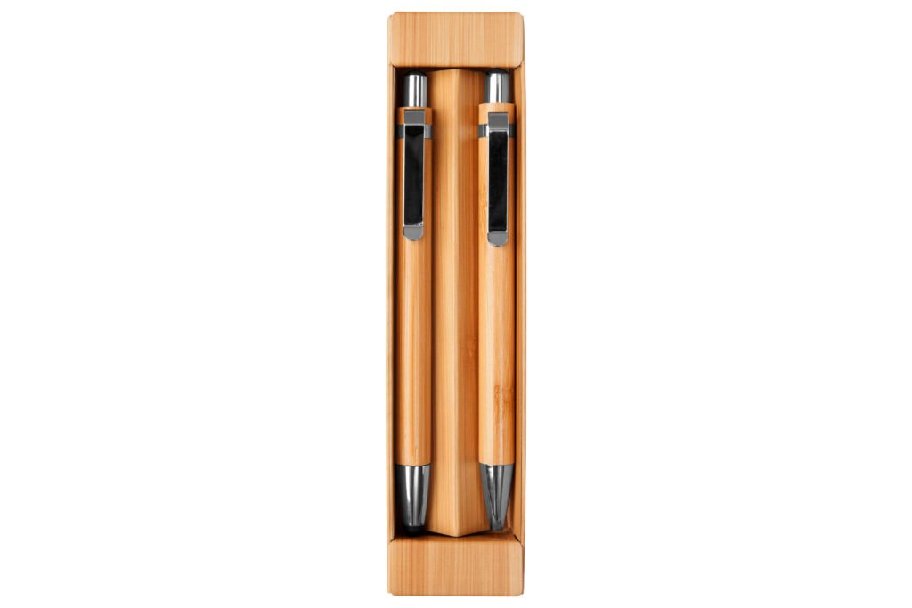 SET DE BOLIGRAFO Y LÁPIZ MECÁNICO DE BAMBÚ "NAGANO DUO"
